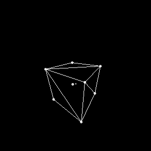 Wireframe cube with back-face culling Wireframe cube with back-face culling